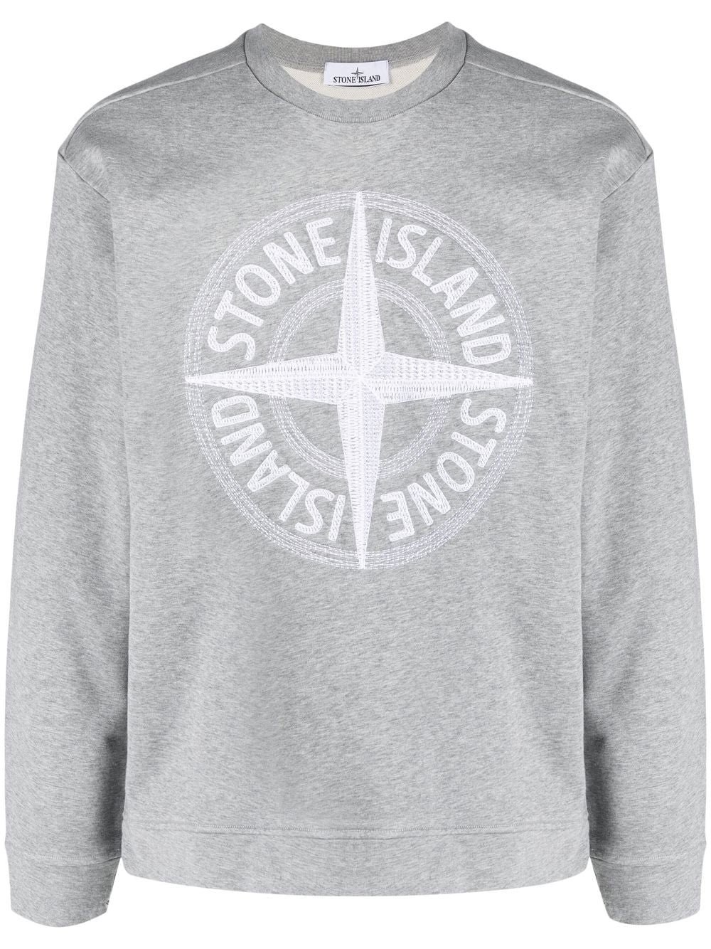 Stone island shop chest logo sweatshirt