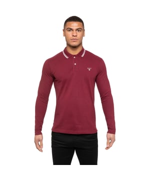 Mens long sleeve shop polo shirts designer
