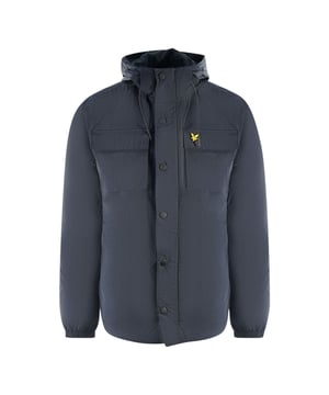 Lyle & scott wadded hooded bomber online