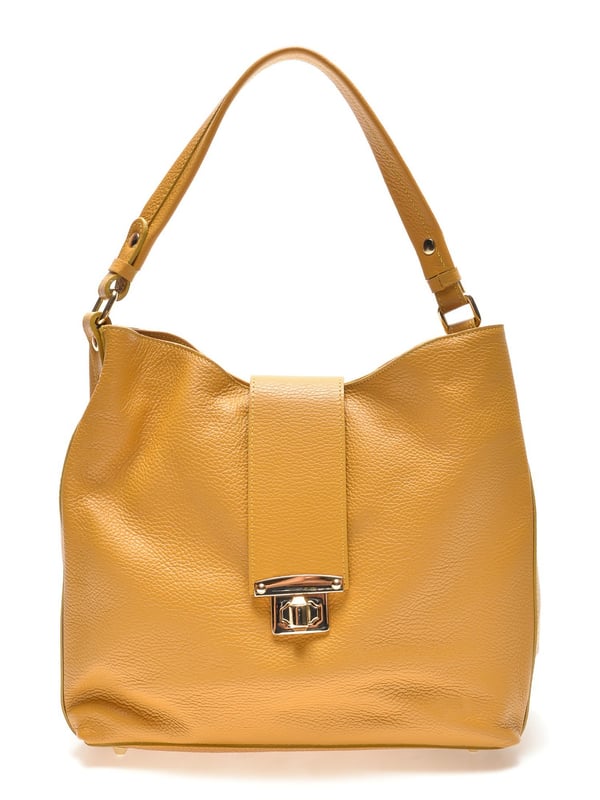 Mustard 2024 leather bag