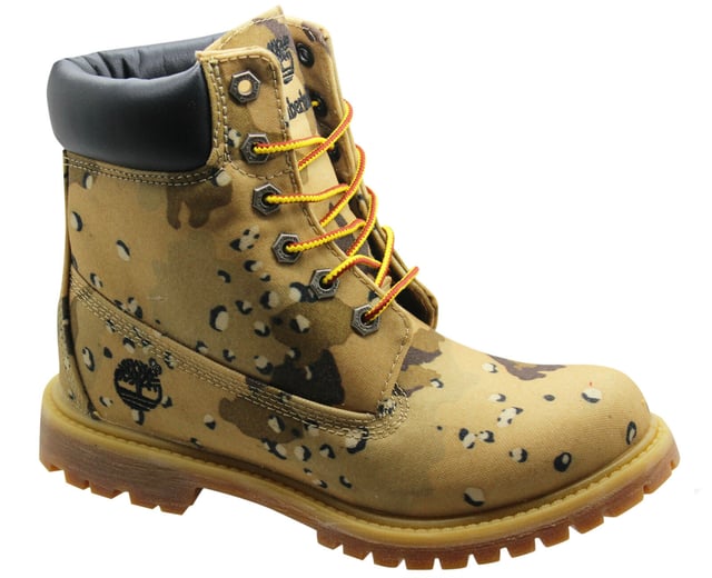 Camouflage ladies boots top