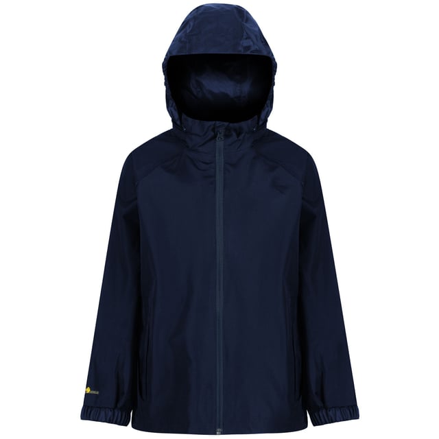 Regatta Childrens Kids Packaway Raincoat Navy