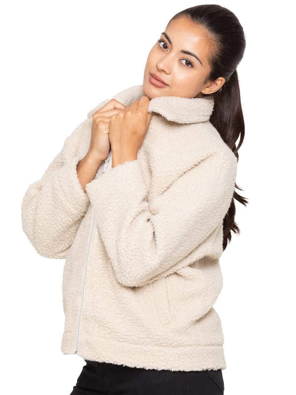 Ladies borg jacket sales