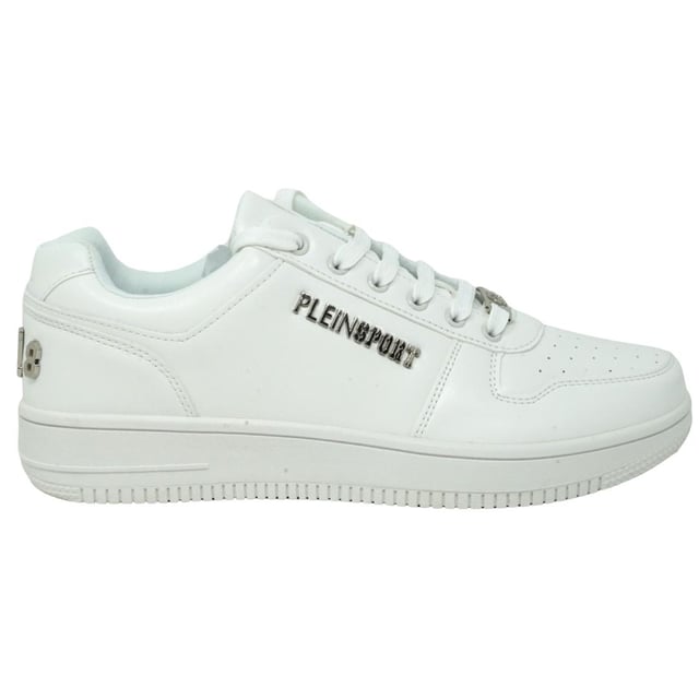 Plein Sport Low Logo White Sneakers