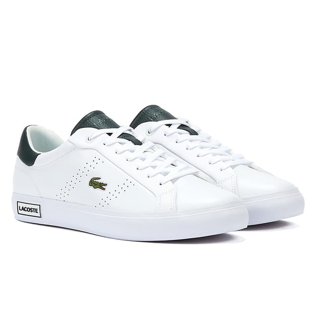 Lacoste white discount rubber shoes