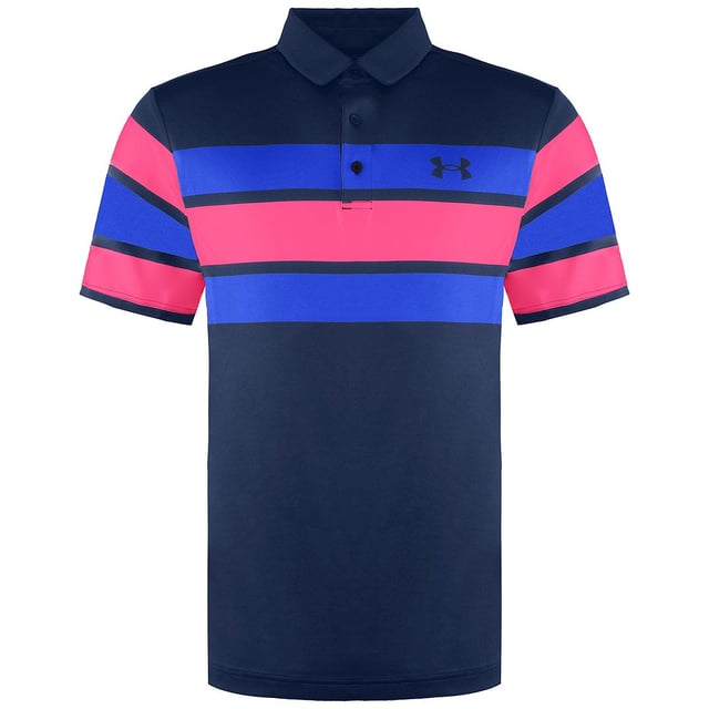 Men's under discount armour pink polo