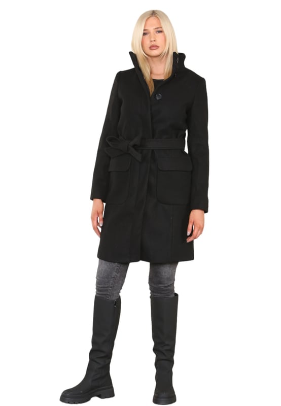 M&s black sale coat ladies