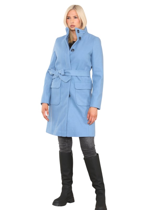 M&s funnel clearance neck coat womens