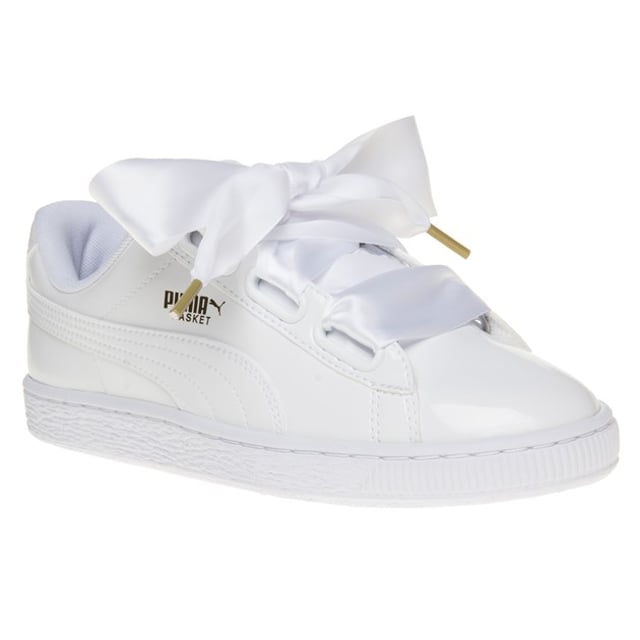 Puma Basket Heart Patent Trainers