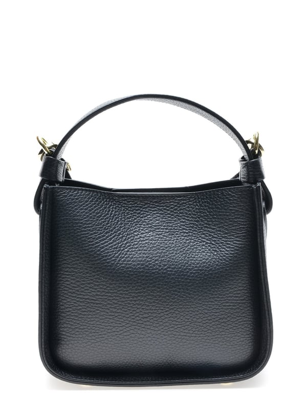 Carla ferreri black shop leather shoulder bag
