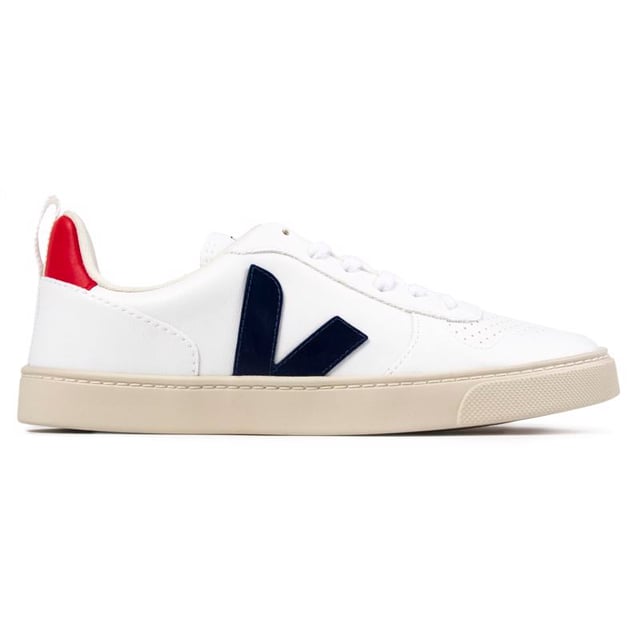 Trainers with v on the side outlet