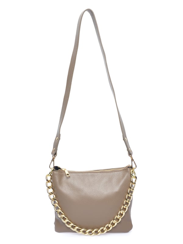 Anna Luchini AW23 AL 1827T Beige Leather Bag