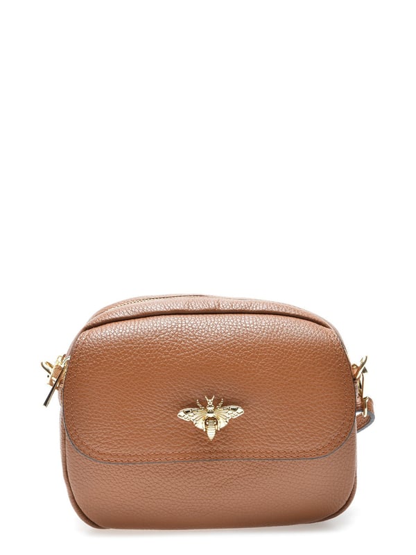 Renata Corsi AW23 RC 1824 Brown Leather Bag