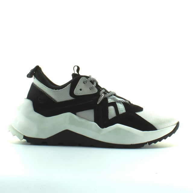 Timberland Madbury Black White Synthetic Womens Lace Up Trainers A42UP