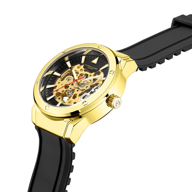 Hand Assembled Anthony James Limited Edition Expedite Automatic Gold