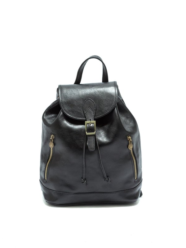 Anna Luchini AW23 AL 3053 Black Leather Bag