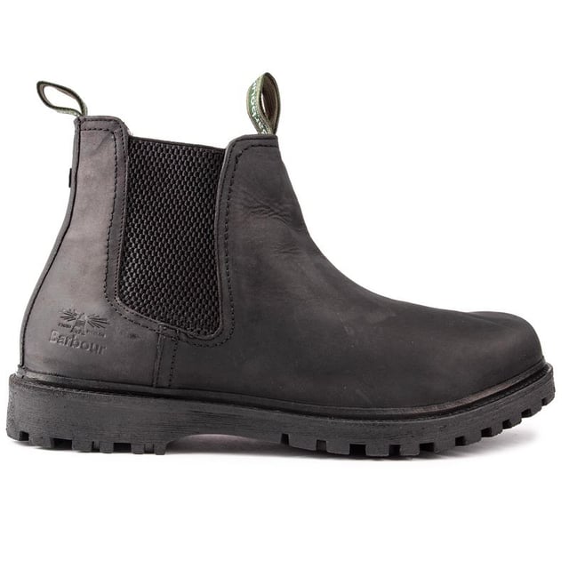 Mens black barbour boots top