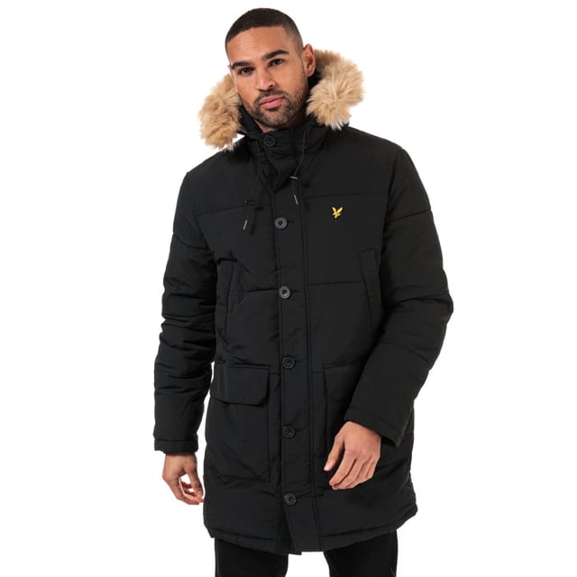 Lyle and scott sales puffer jacket black
